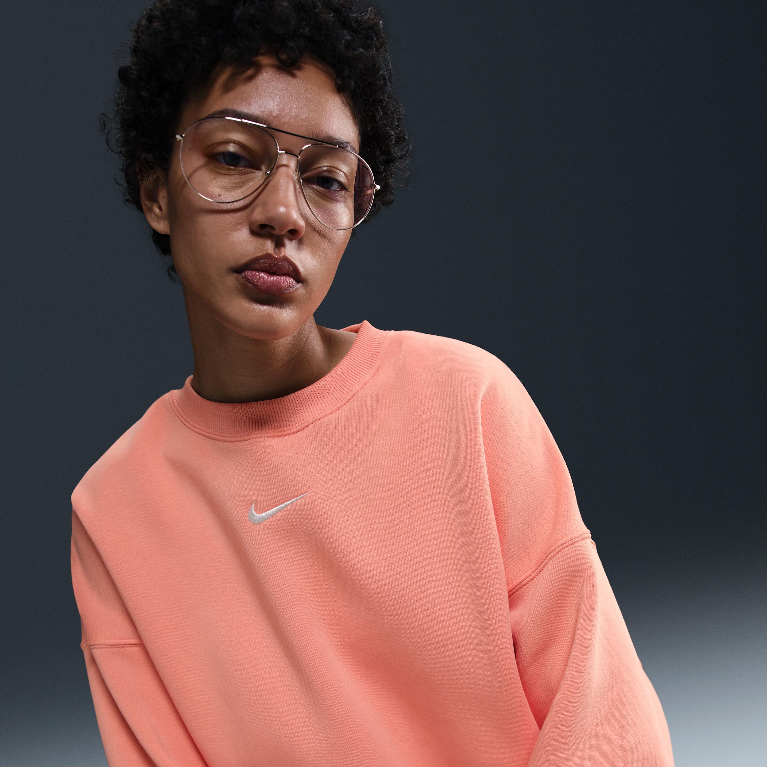 Women's Nike Sportswear Phoenix Fleece Over-Oversized Crew-Neck Sweatshirt Product Image