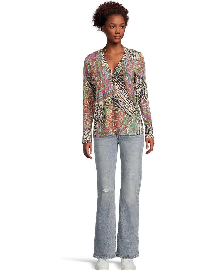 The Janie Favorite Short Sleeve V-neck Tee- Charli Product Image