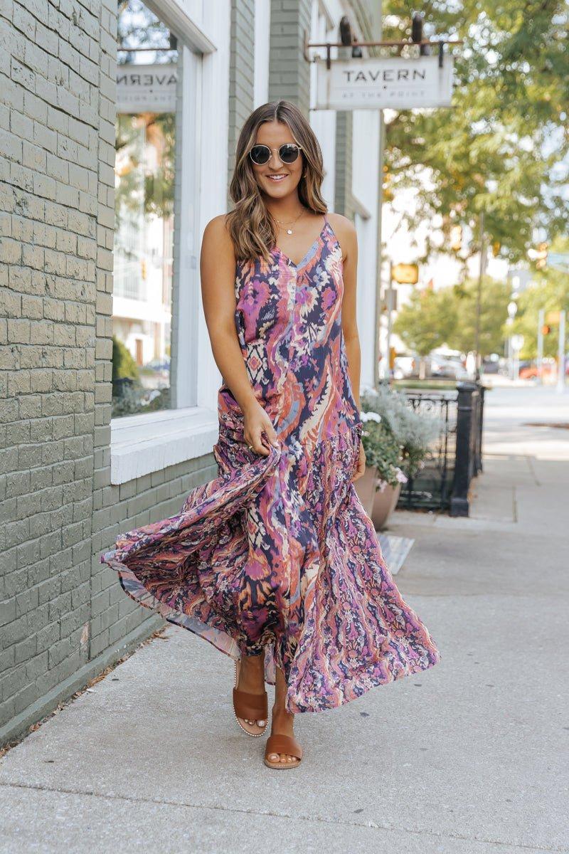 Free People Multi Print Everything And More Maxi Dress - FINAL SALE Product Image
