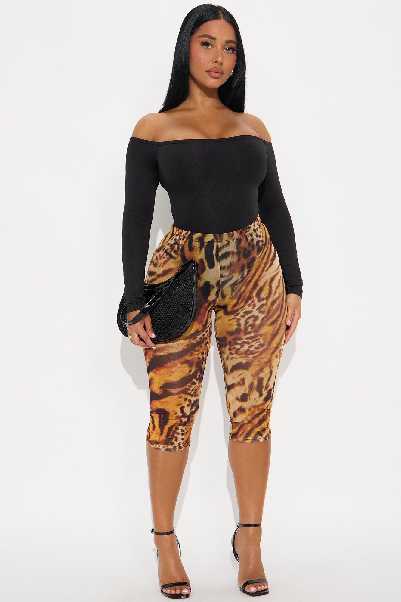 No Convincing Off Shoulder Cut Out Bodysuit - Black Product Image