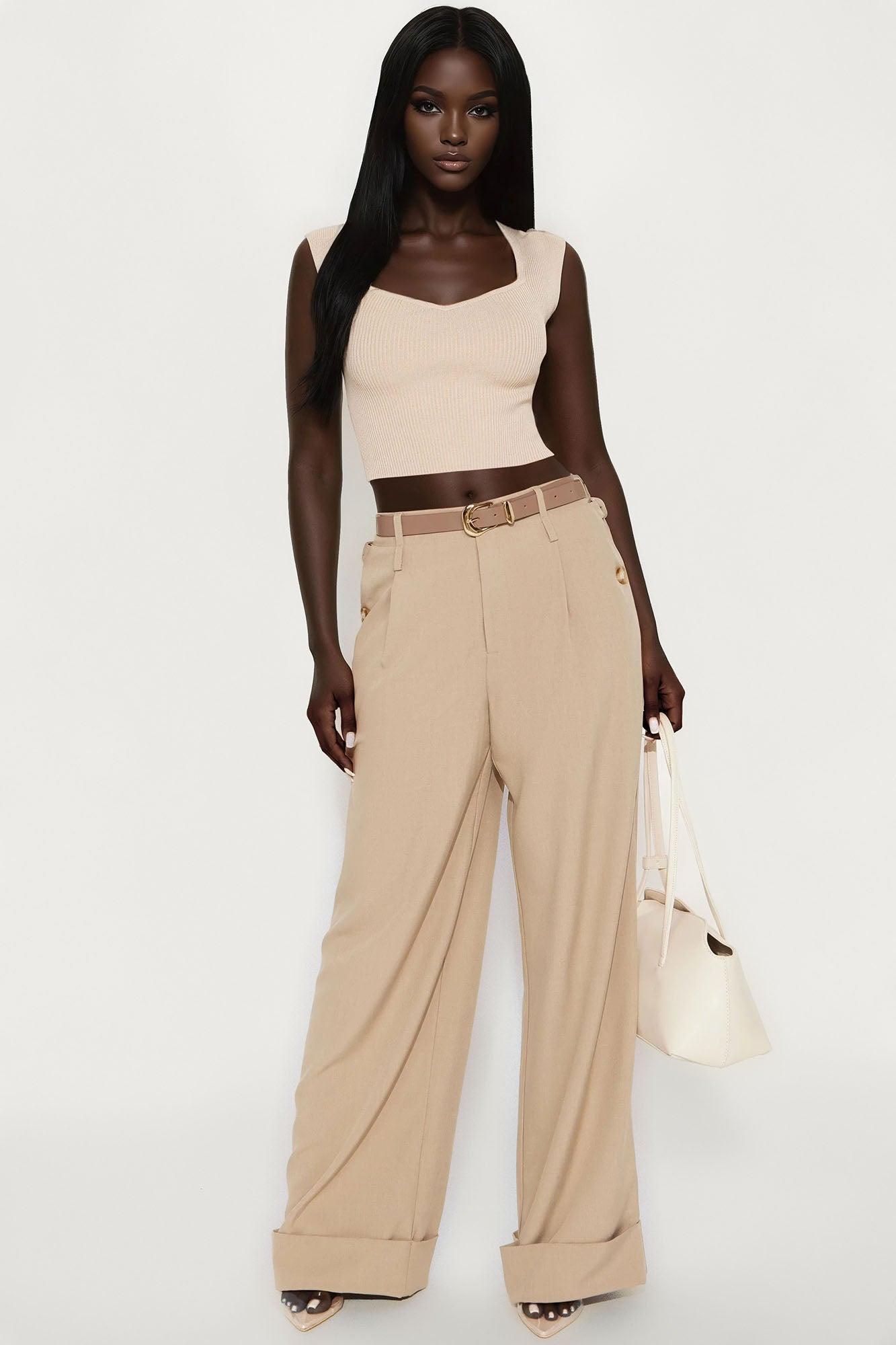 Hug Me Sweater Top - Taupe Product Image