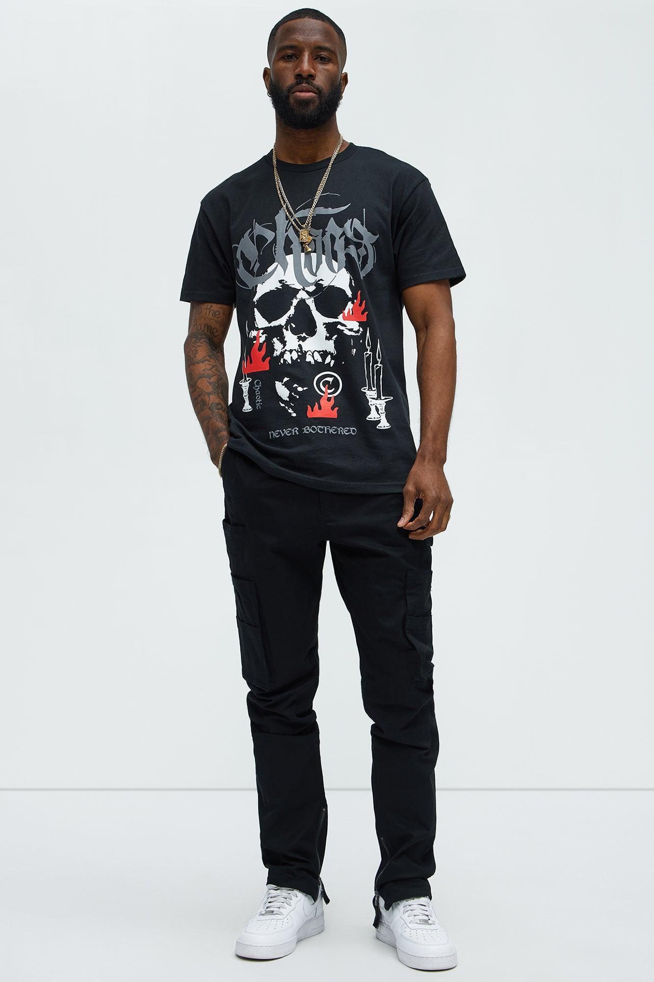 Workmans Utility Stacked Slim Cargo Pants - Black Product Image
