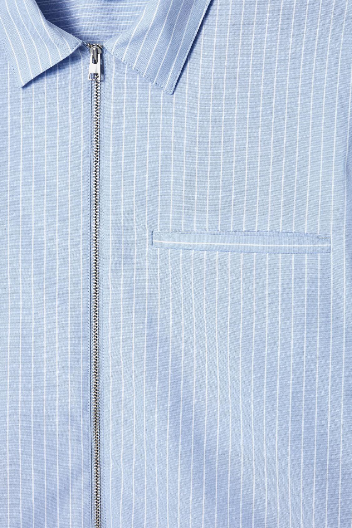 ZIPPED TWILL SHIRT Product Image