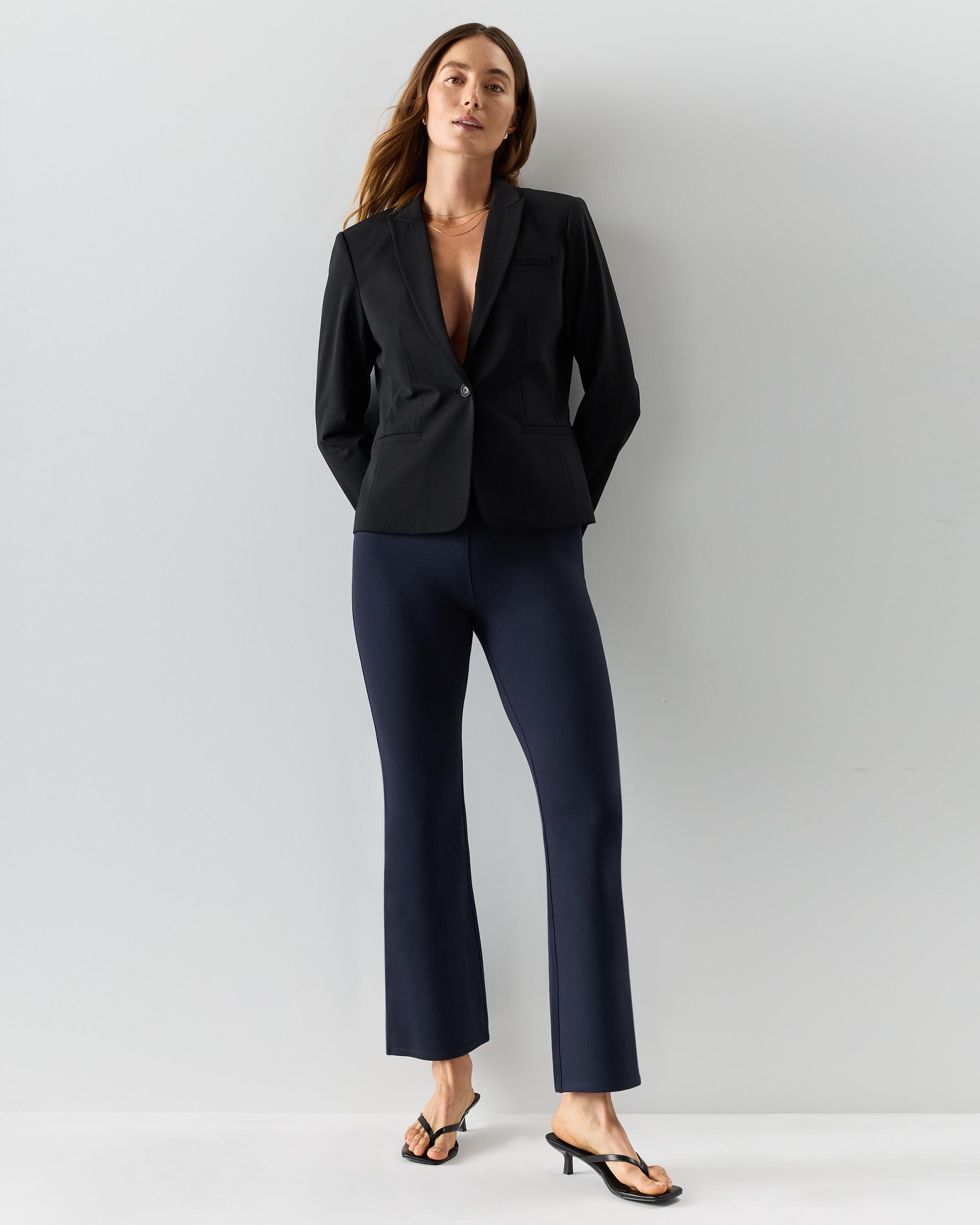 Quince | Women's Ultra-Stretch Ponte Bootcut Pants Size XL, Rayon Product Image