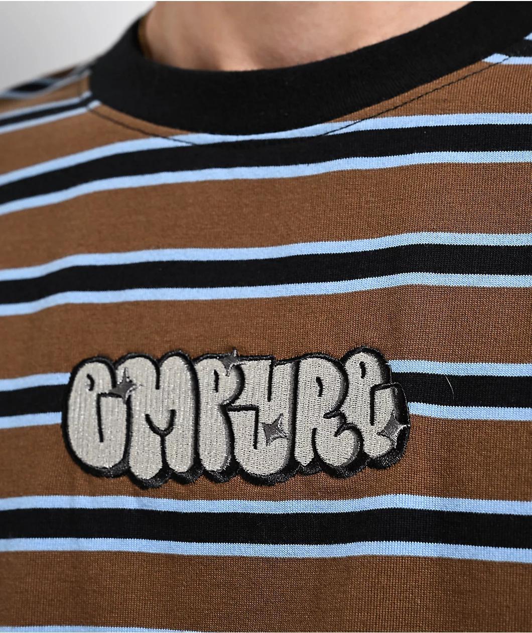 Empyre Burner Brown Knit T-Shirt Product Image