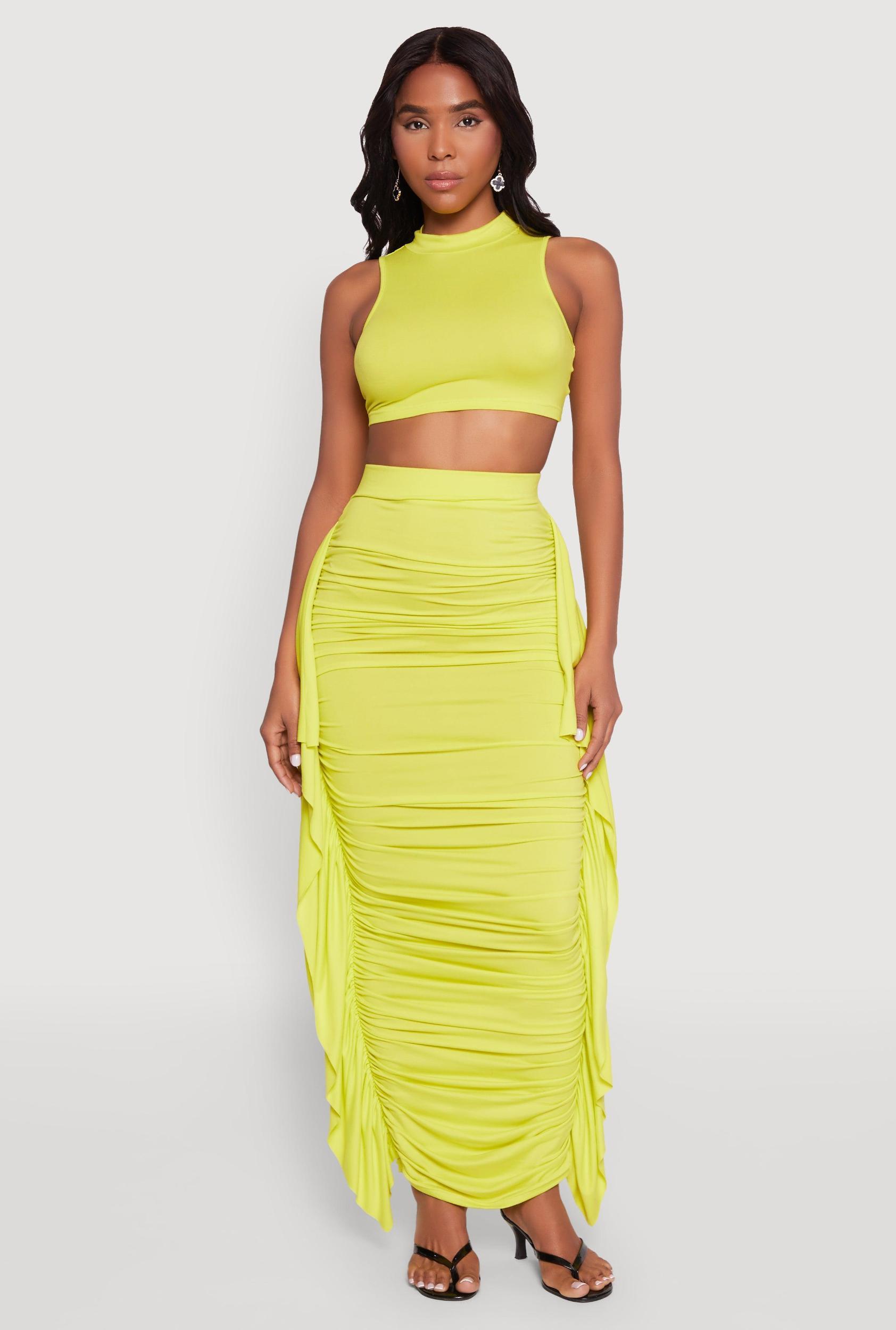 Womens Cut Out Tie Back Sleeveless Crop Top Product Image