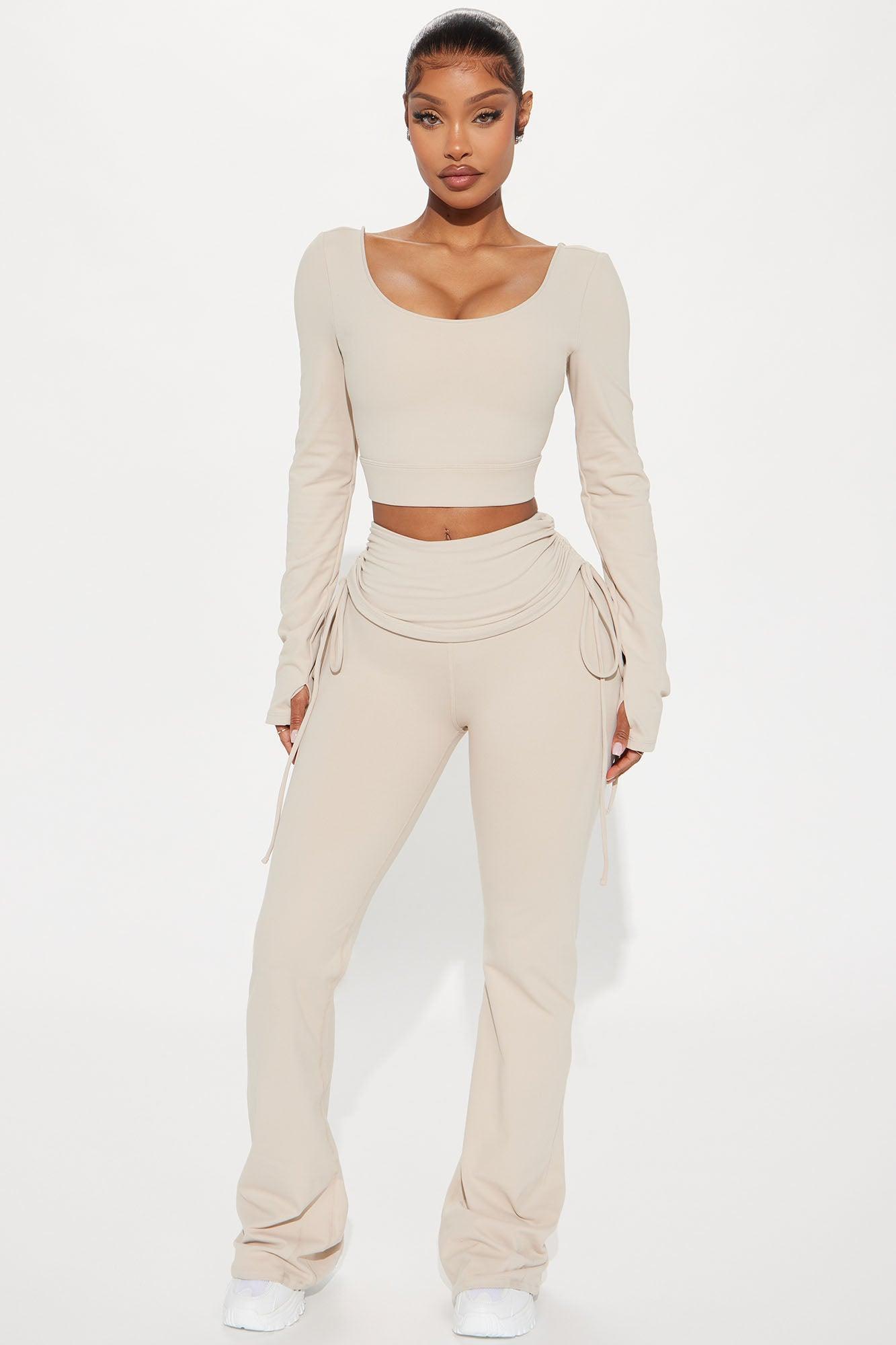 First Position Super Soft Active Pant - Light Taupe Product Image