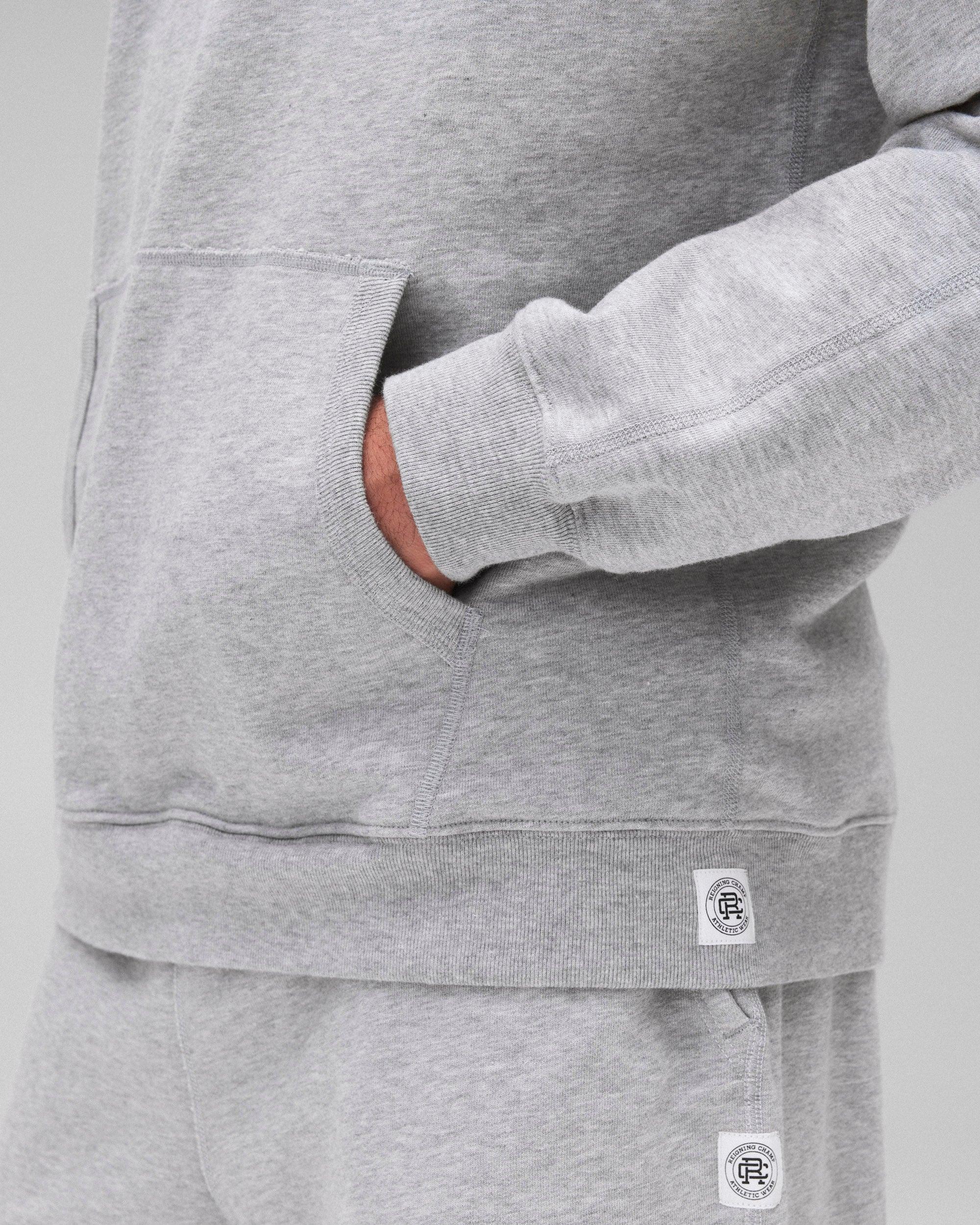 Lightweight Terry Classic Hoodie Male Product Image