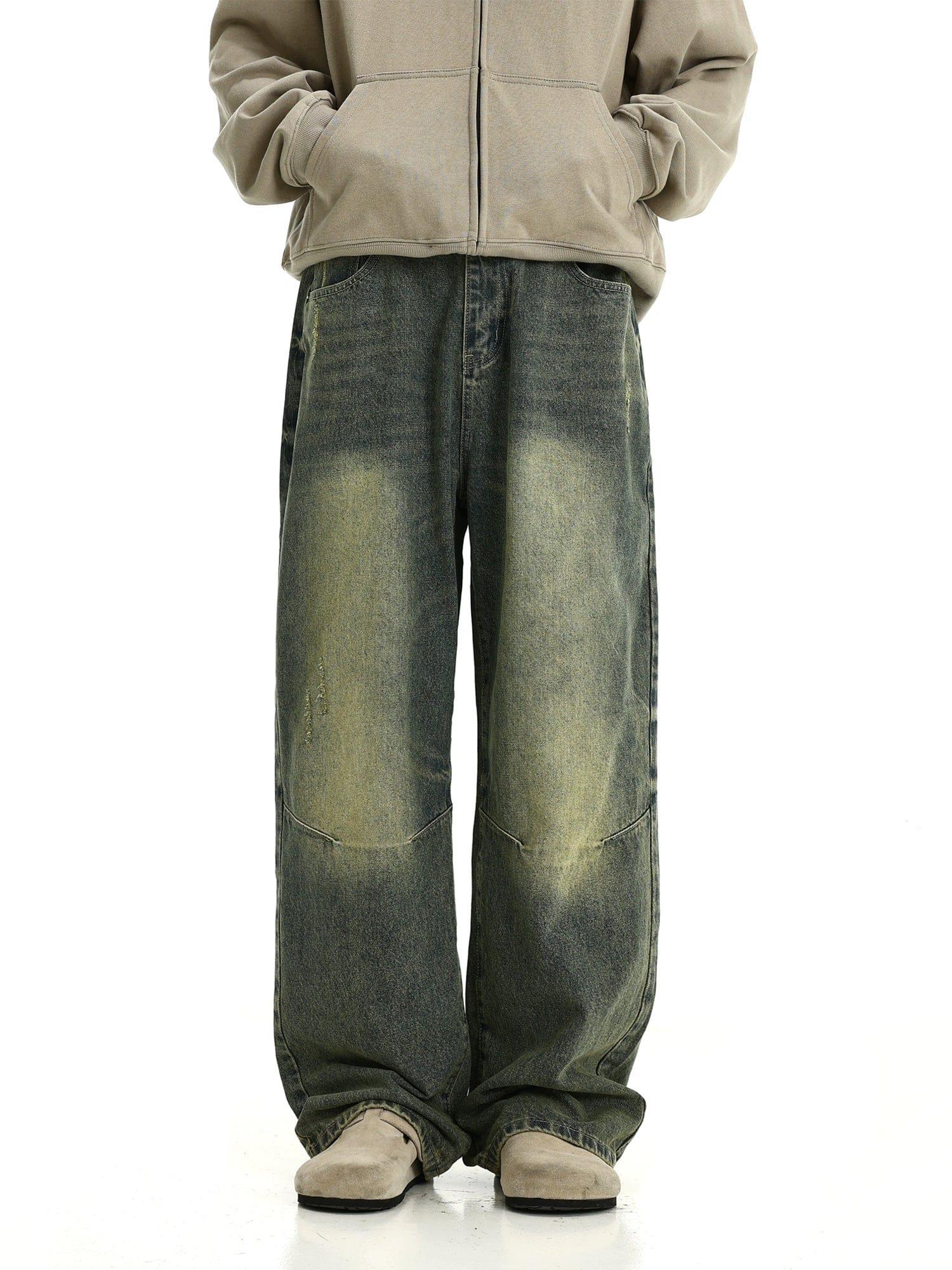 RT No. 11422 BLUE MUD STRAIGHT DENIM JEANS Product Image