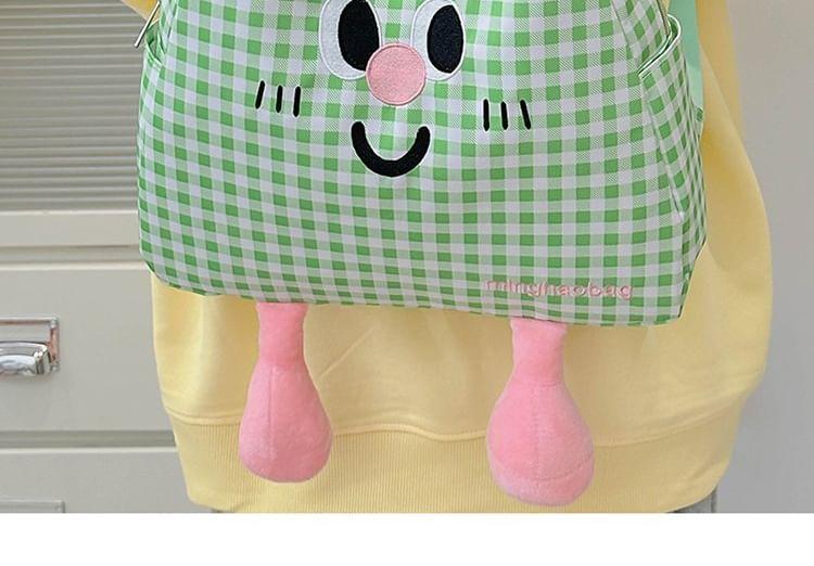 Cartoon Plaid Backpack Product Image