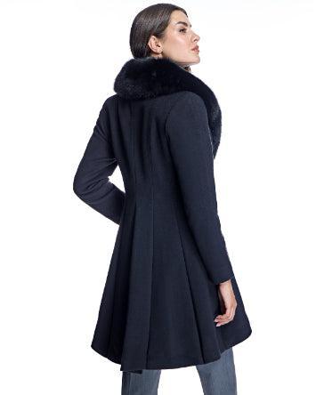 Woolblend Fit and Flare Coat Product Image