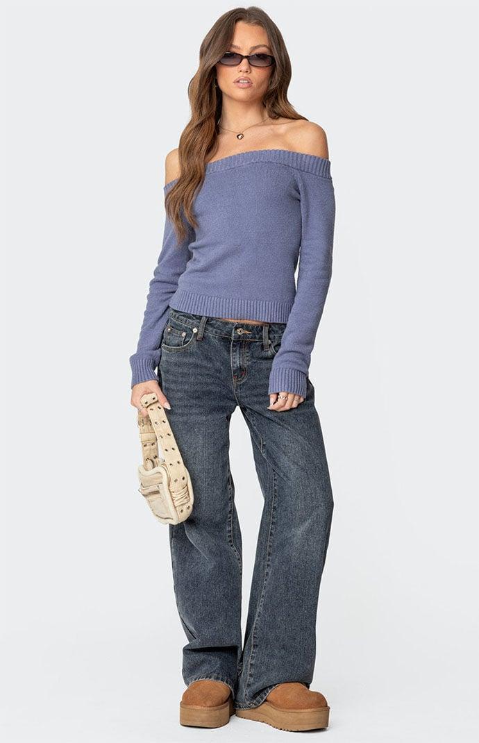 Edikted Women's Elona Off Shoulder Knit Top Product Image