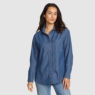 Women's Denim Overshirt Product Image