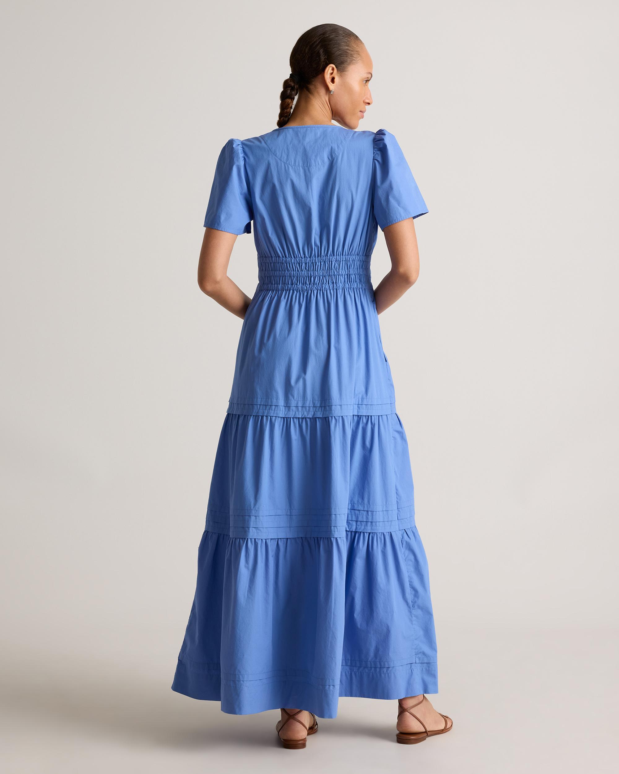 Quince | Women's Poplin Tiered Maxi Dress Size XS, Cotton Product Image