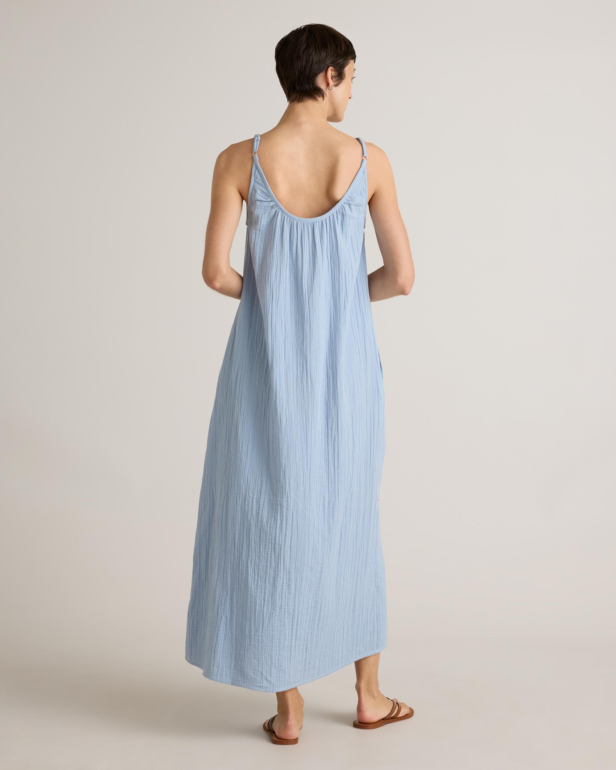 Quince | Women's Gauze Sleeveless Maxi Dress Size XS, Organic Cotton Product Image