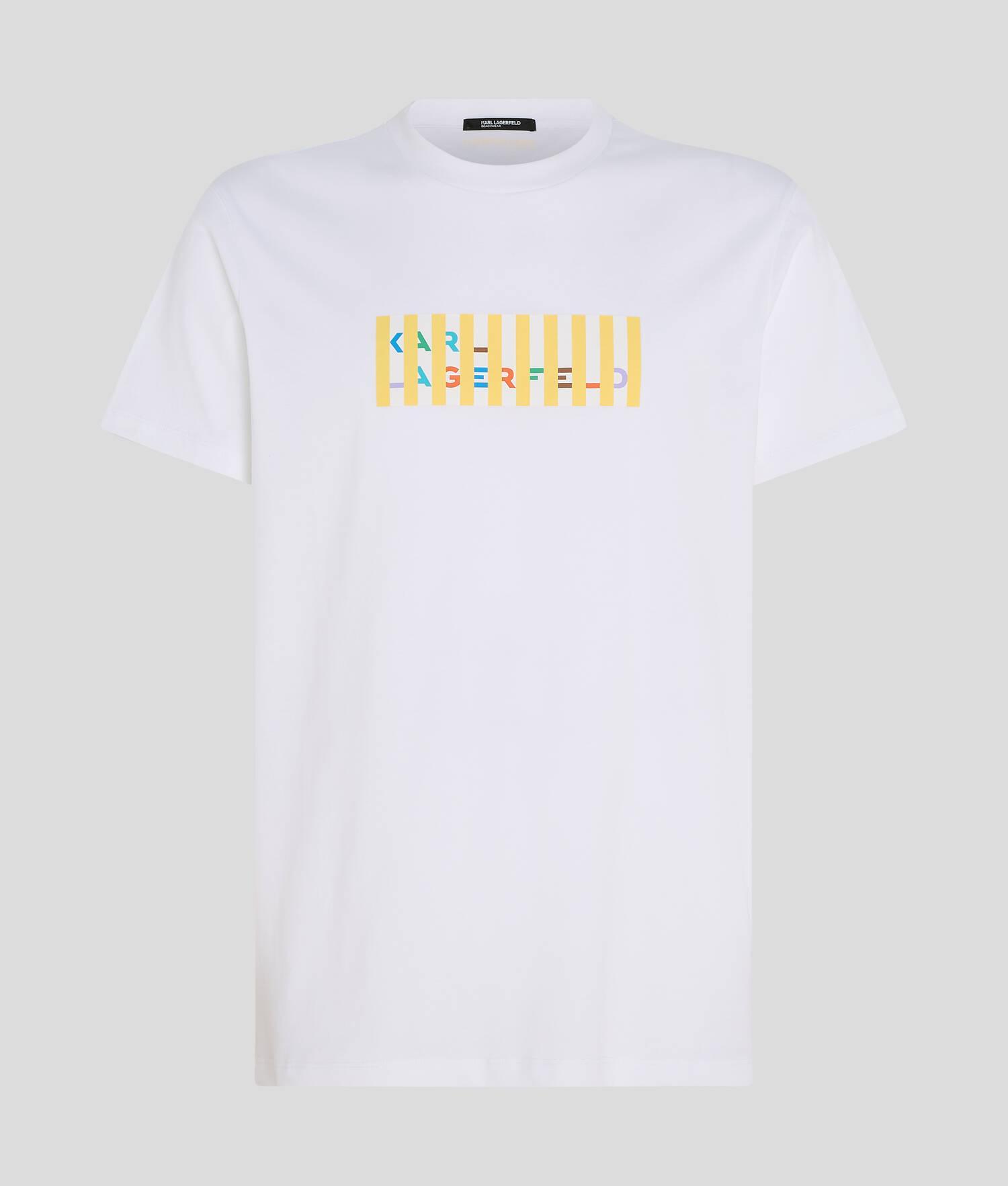 STRIPE KARL LOGO BEACH T-SHIRT Product Image