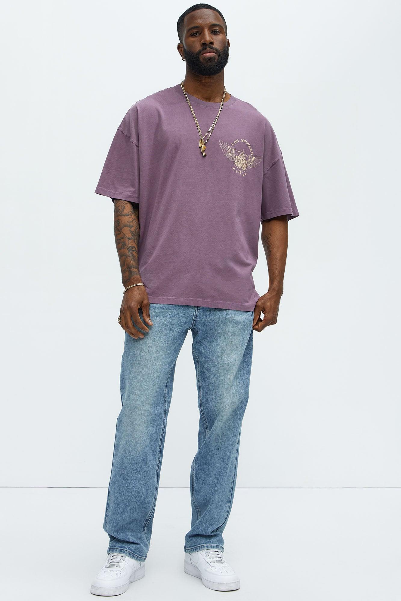 West Coast Race Team Oversized Short Sleeve Tee - Purple Product Image