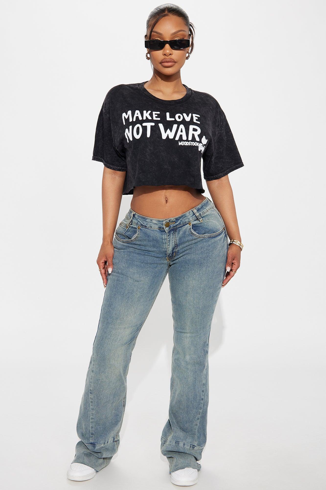 Feel The Beat Low Rise Flare Jeans - Vintage Wash Product Image