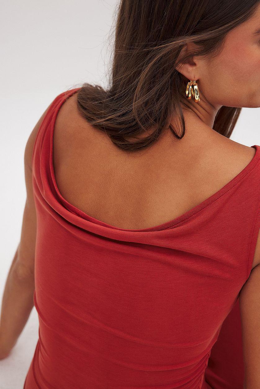 Deep Back Modal Dress Product Image
