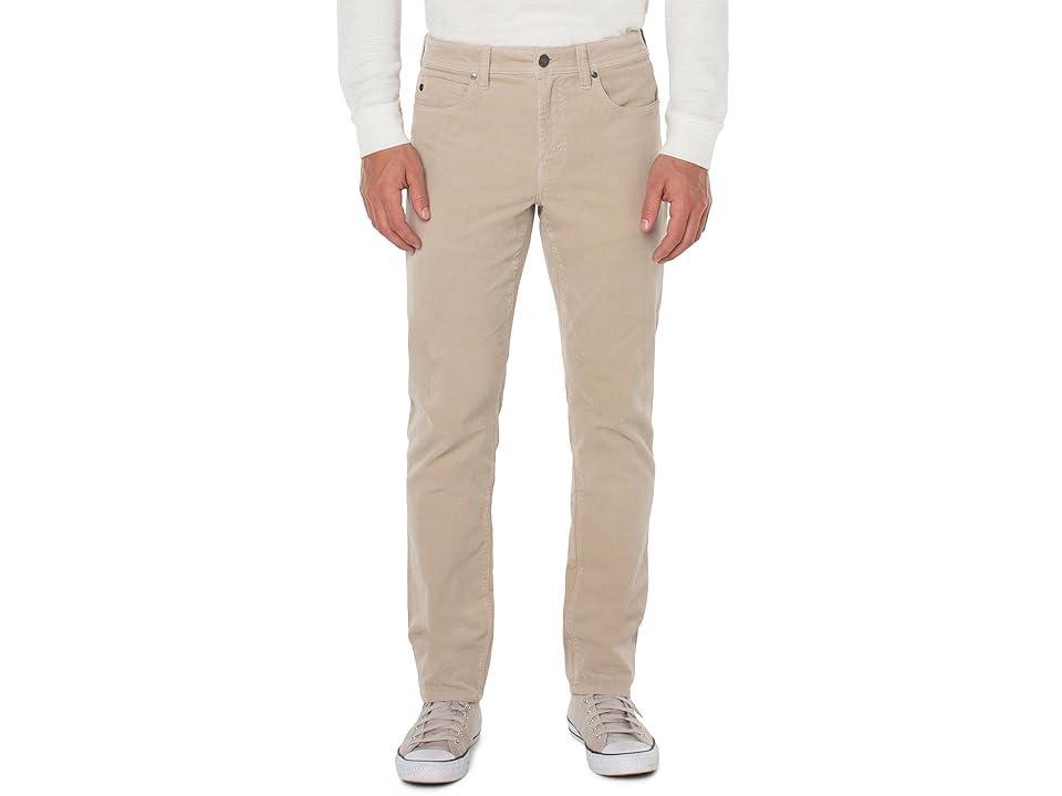 Liverpool Los Angeles Kingston Modern Slim Straight Corduroy Jeans in Oat Product Image