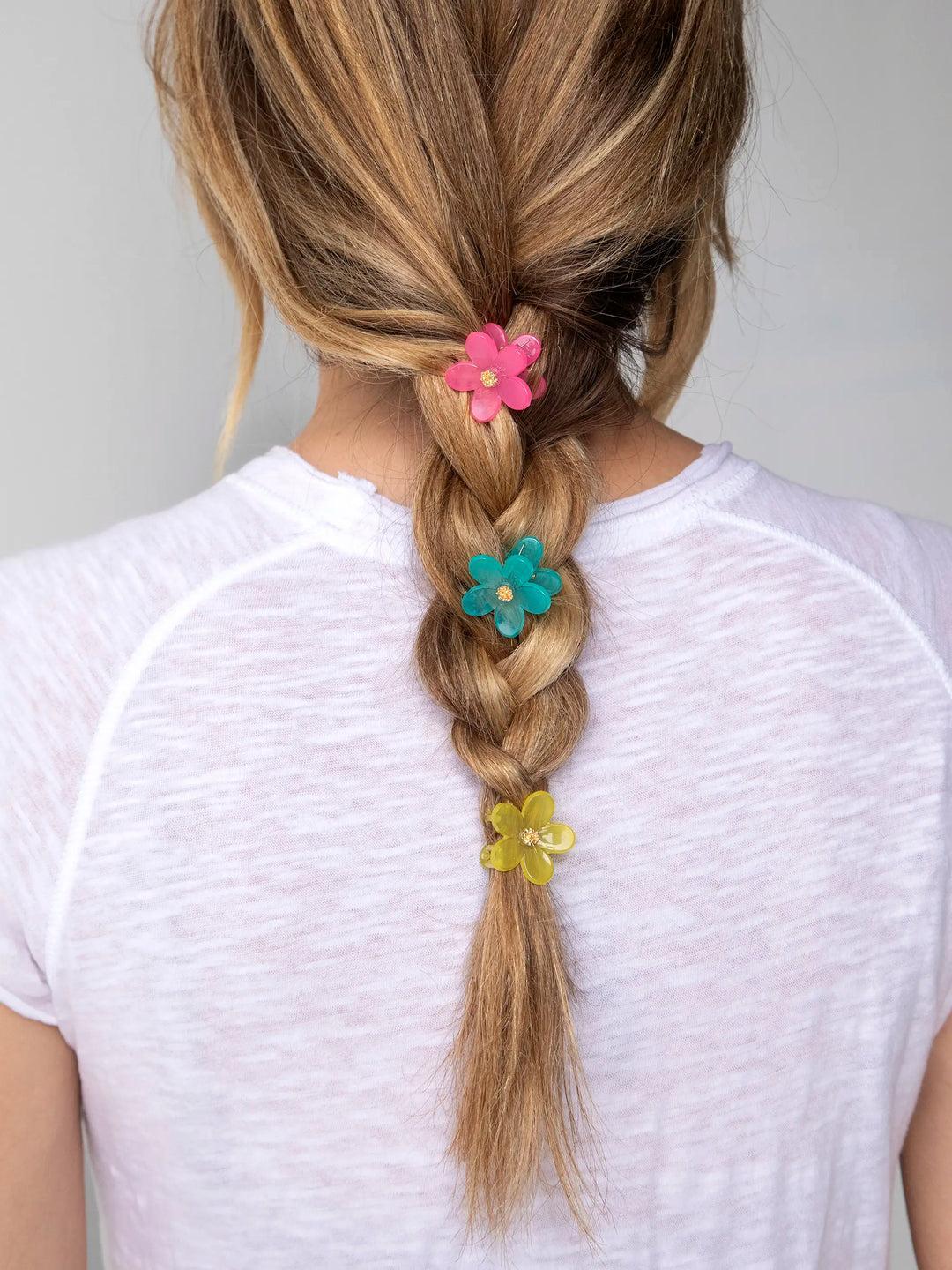 Mini Daisy Hair Claw Clips, Set of 3 Product Image