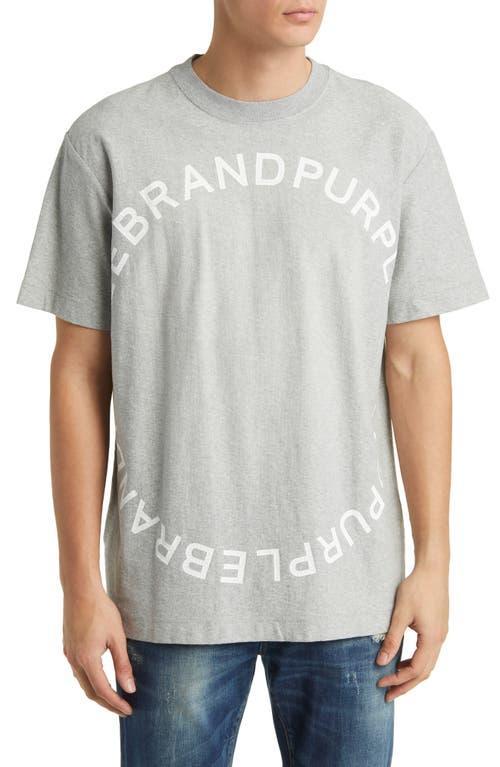 Mens Short-Sleeve Textured Logo Tee Product Image