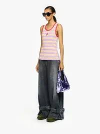 CONTRAST TRIM STRIPED VEST in pink | JW Anderson US  Product Image