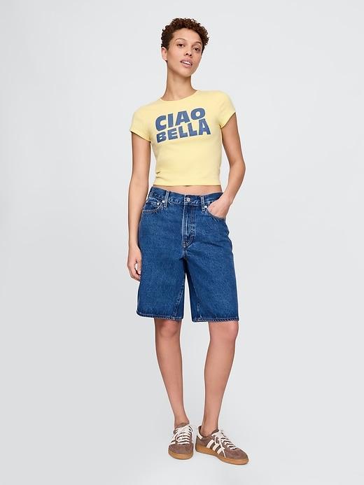 Cropped Graphic T-Shirt Product Image