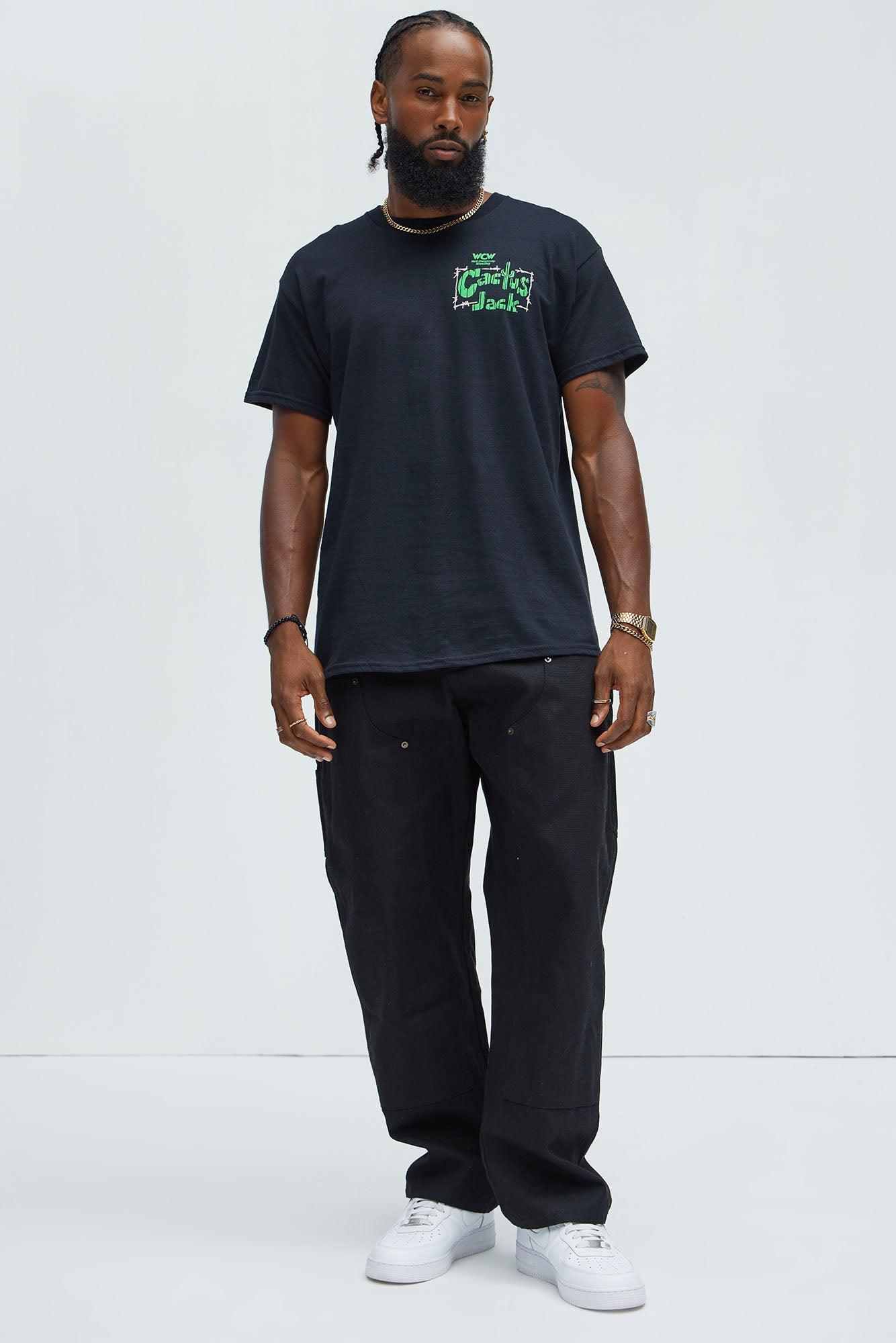 WCW Cactus Jack Short Sleeve Tee - Black Product Image