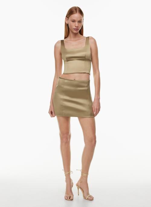 shine satin bustier Product Image
