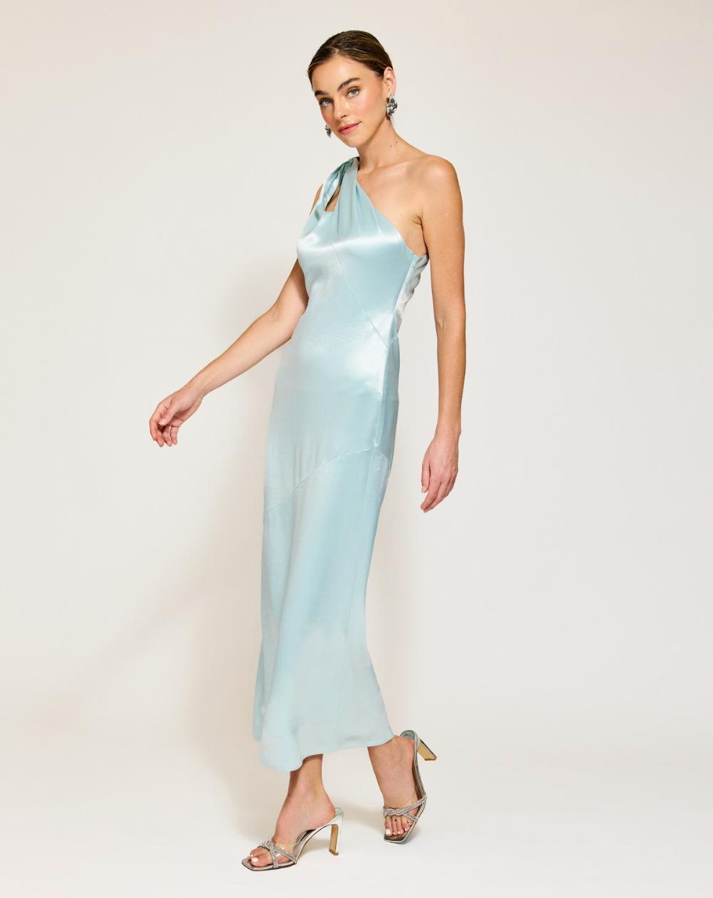 Line & Dot | Daniella Dress | Mint Product Image