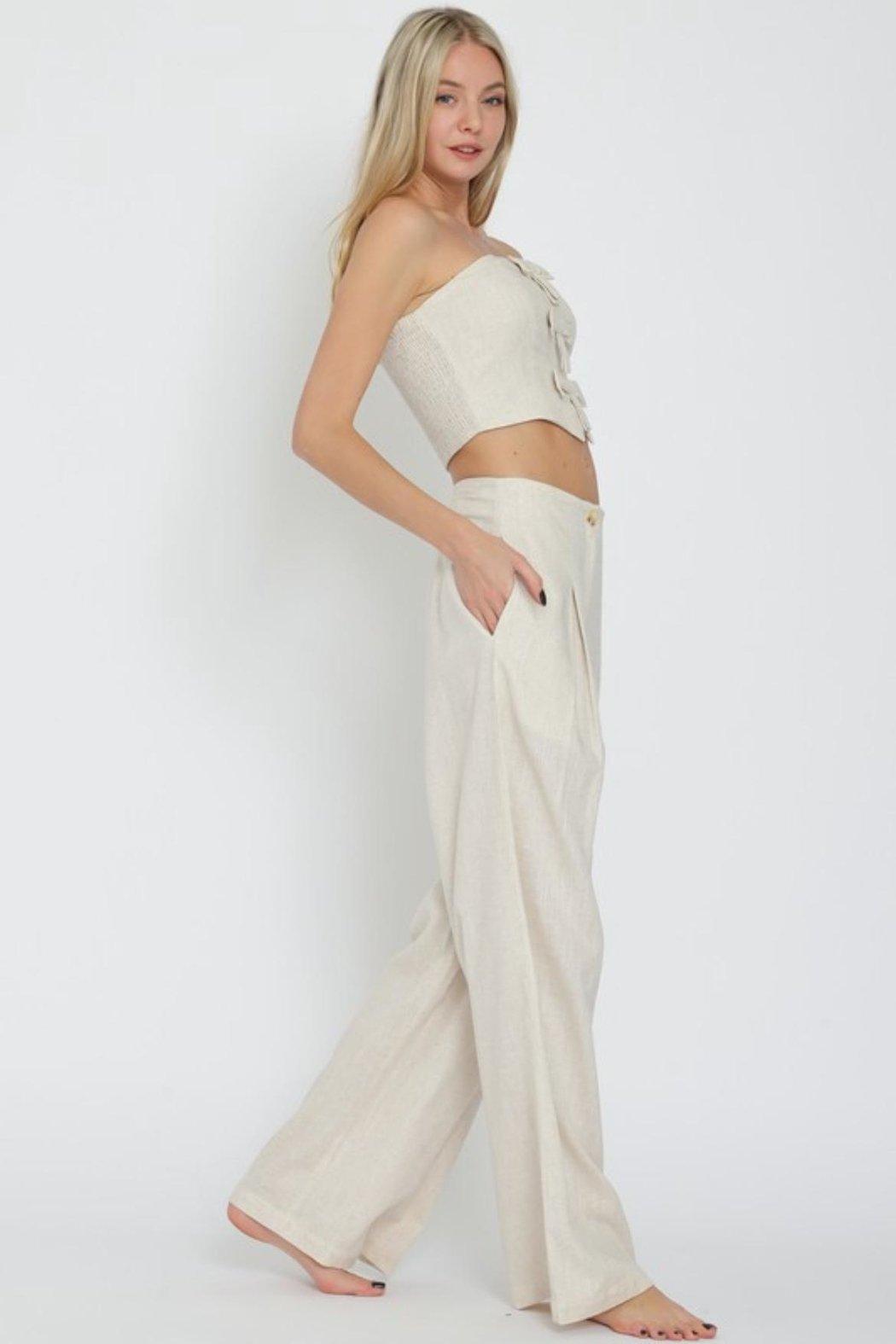 Linen Pants Set Product Image
