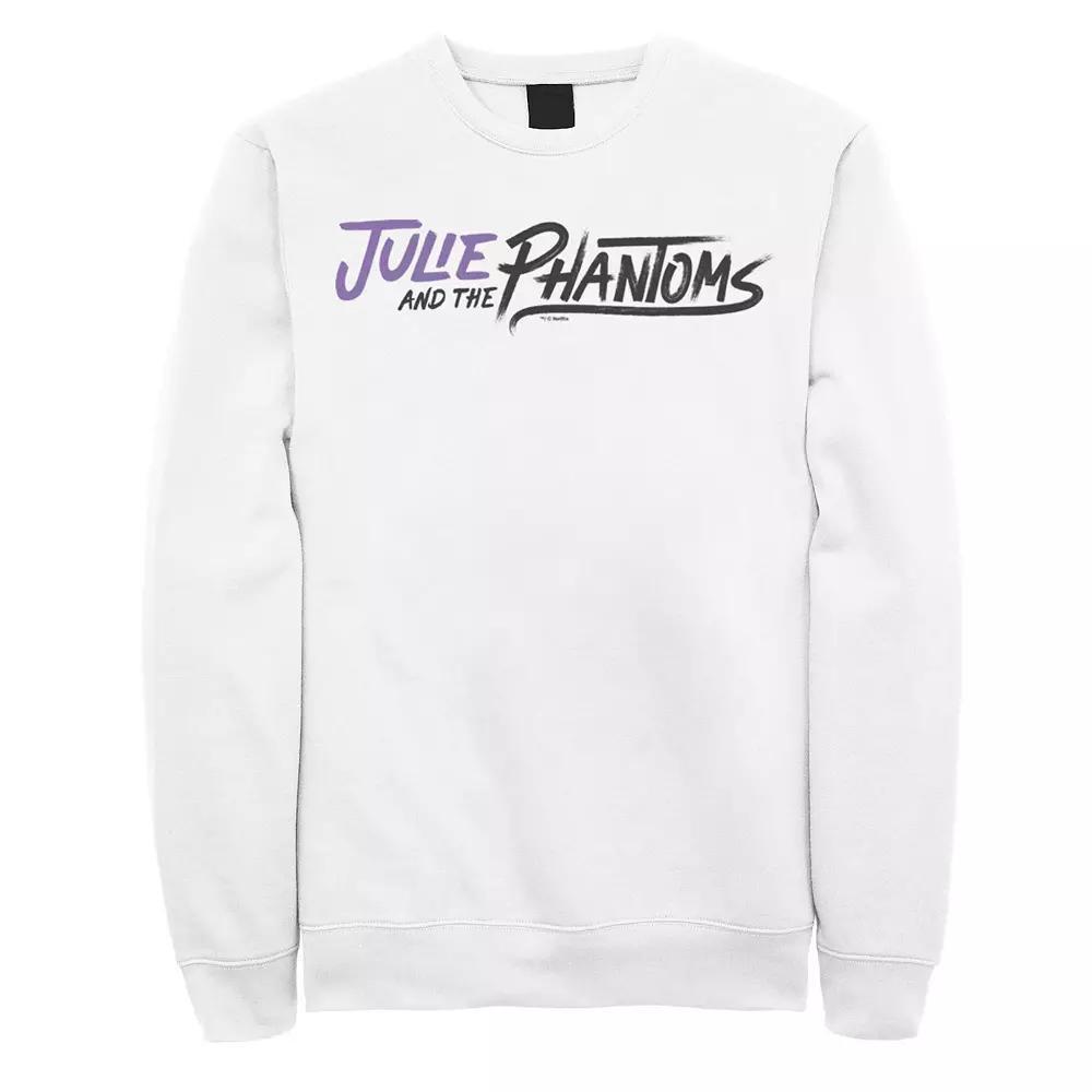 Men's Julie And The Phantoms Simple Logo Sweatshirt, Size: Medium, White Product Image
