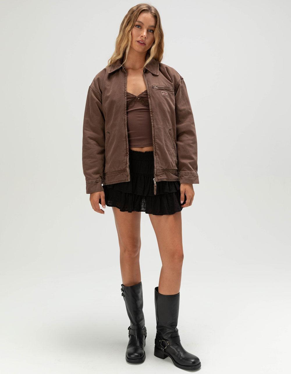 BDG Urban Outfitters Luca Womens Canvas Jacket - BROWN Product Image