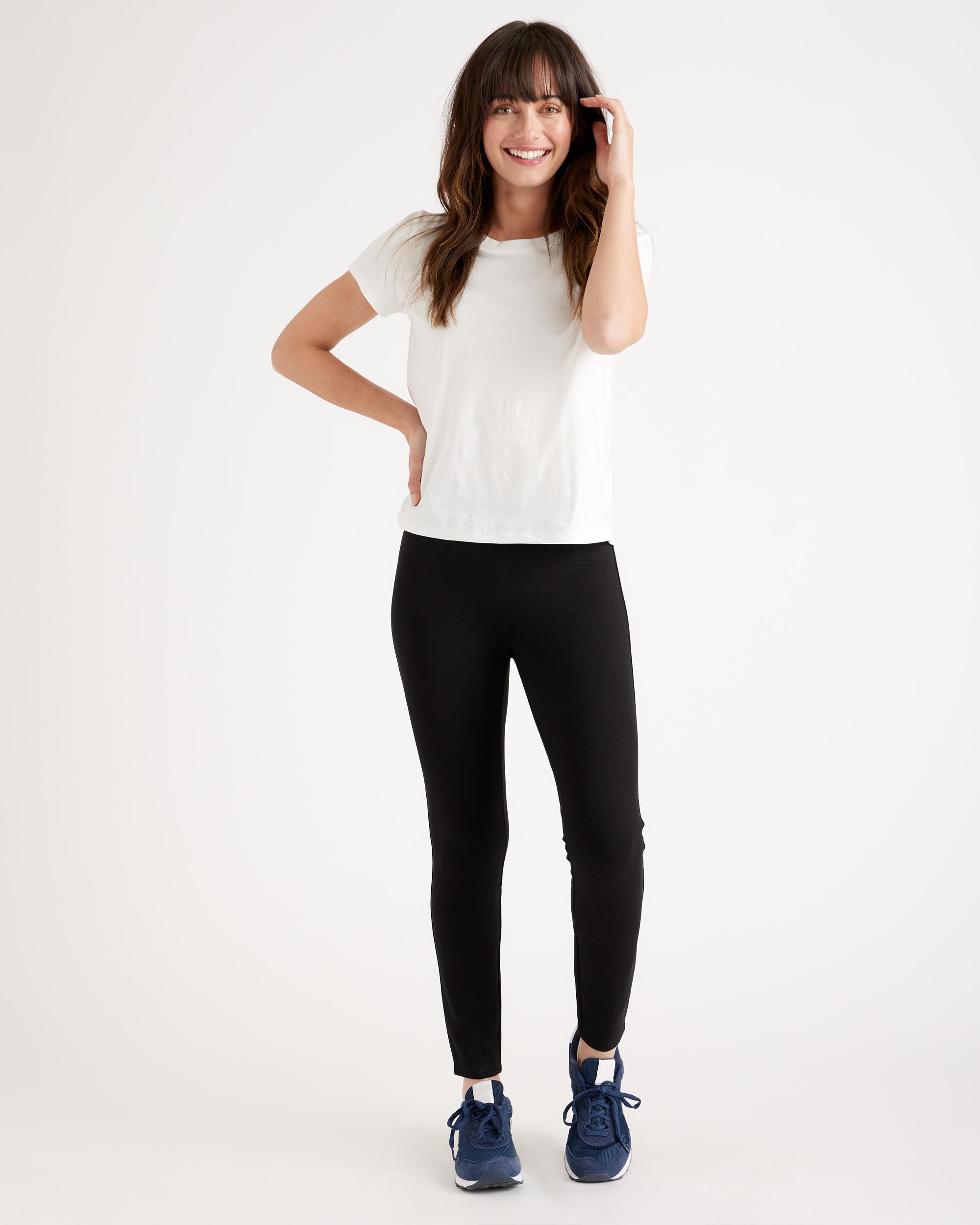 Quince | Women's Ultra-Stretch Ponte Skinny Pants Petite Size XL, Rayon Product Image
