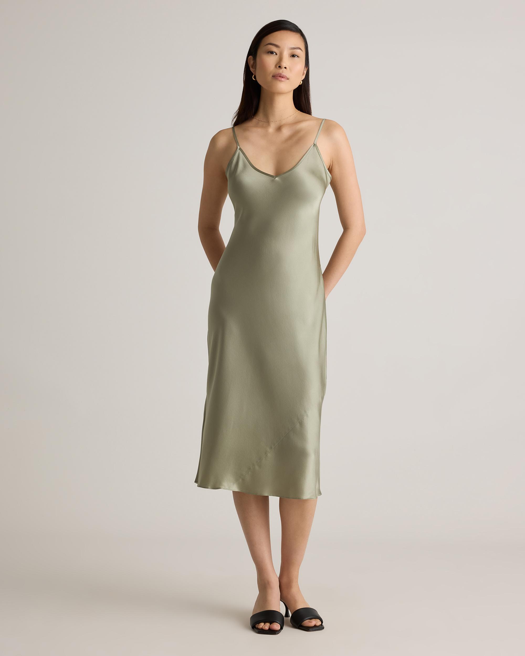 Quince | Women's Slip Dress Size XL, Silk Product Image