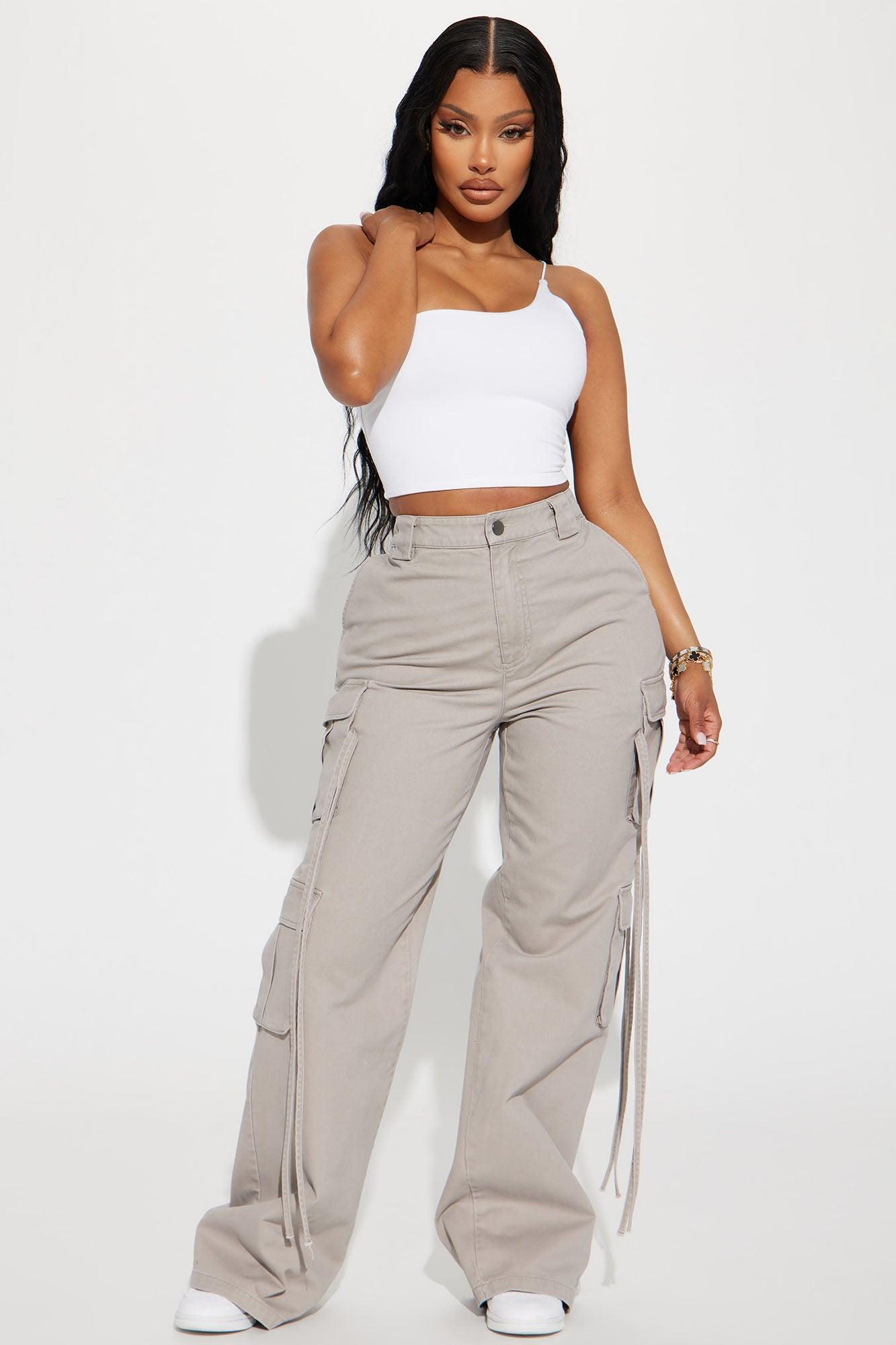 Selena One Shoulder Crop Top - White Product Image