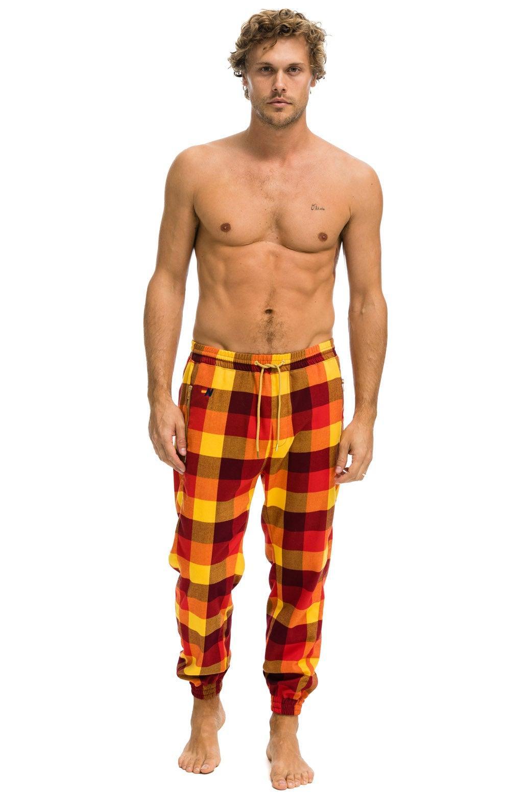UNISEX PLAID LODGE PANT - SURFY PLAID Unisex Product Image