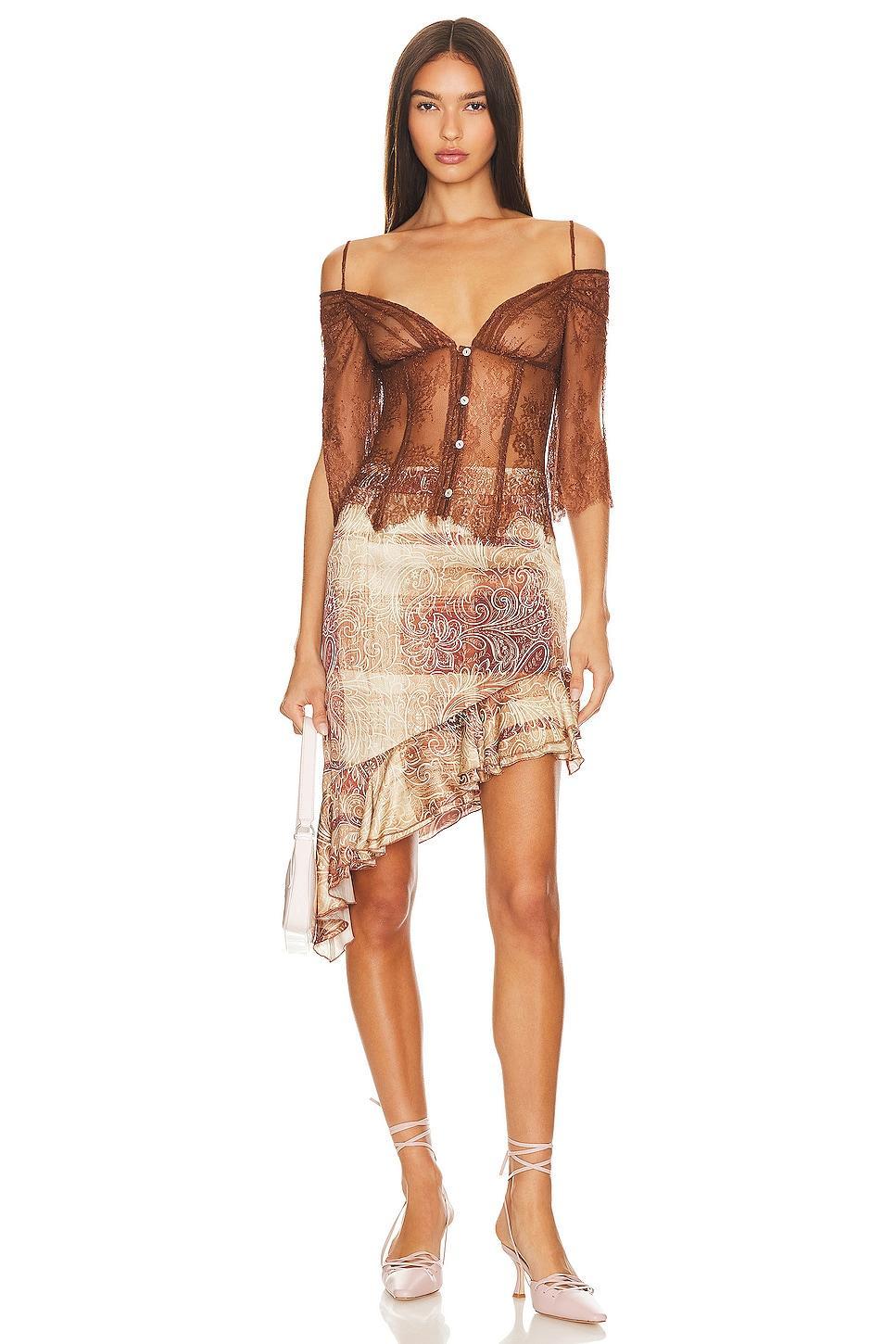 Lace Off Shoulder Top Kim Shui Product Image