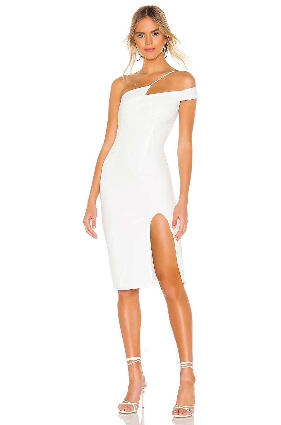 Jillian Asymmetric Midi Dress superdown Product Image