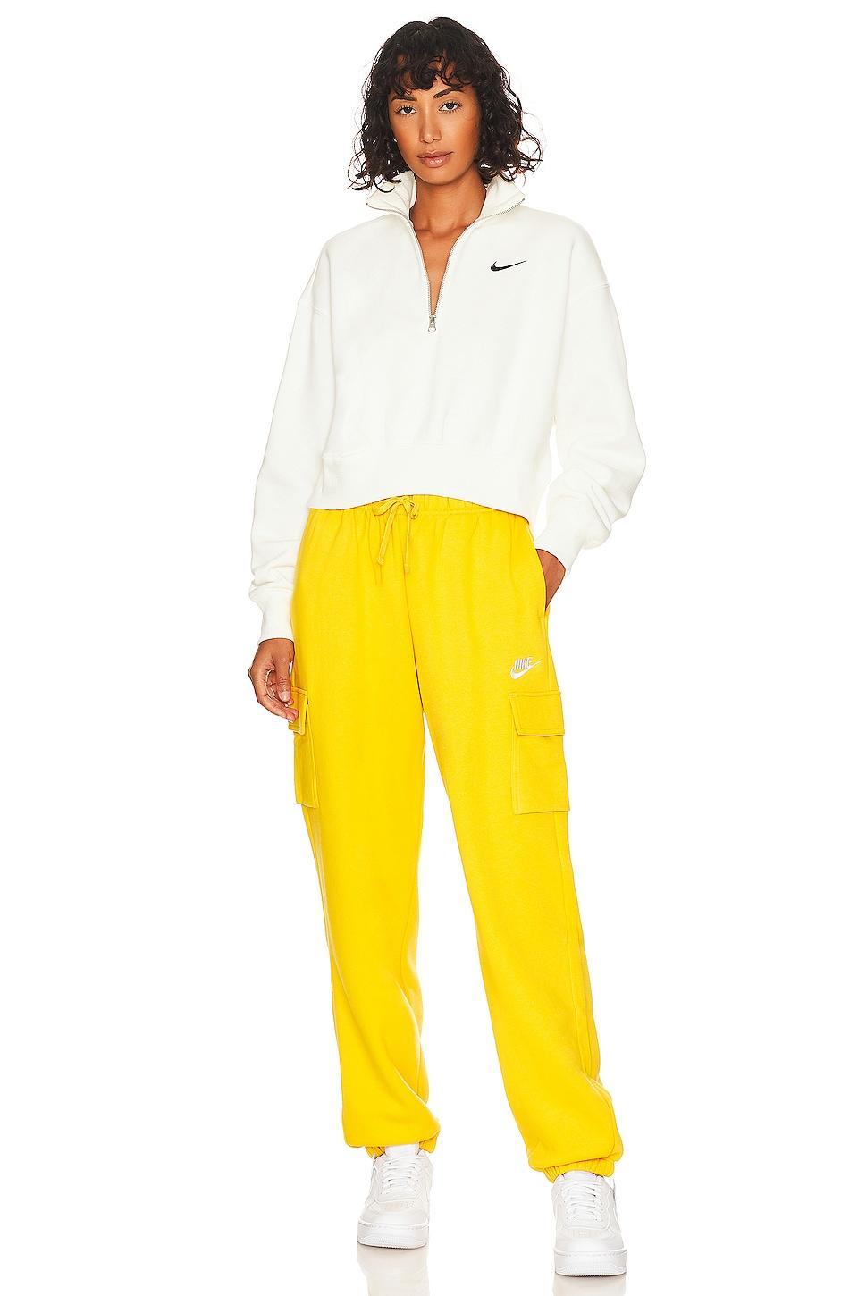 Womens Nike Sportswear Phoenix Fleece 1/2-Zip Cropped Sweatshirt Product Image
