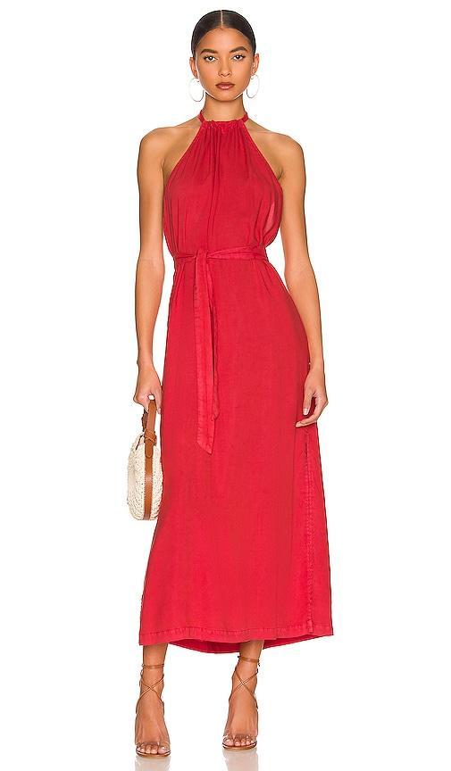 Smocked Waist Halter Midi Dress Bella Dahl Product Image