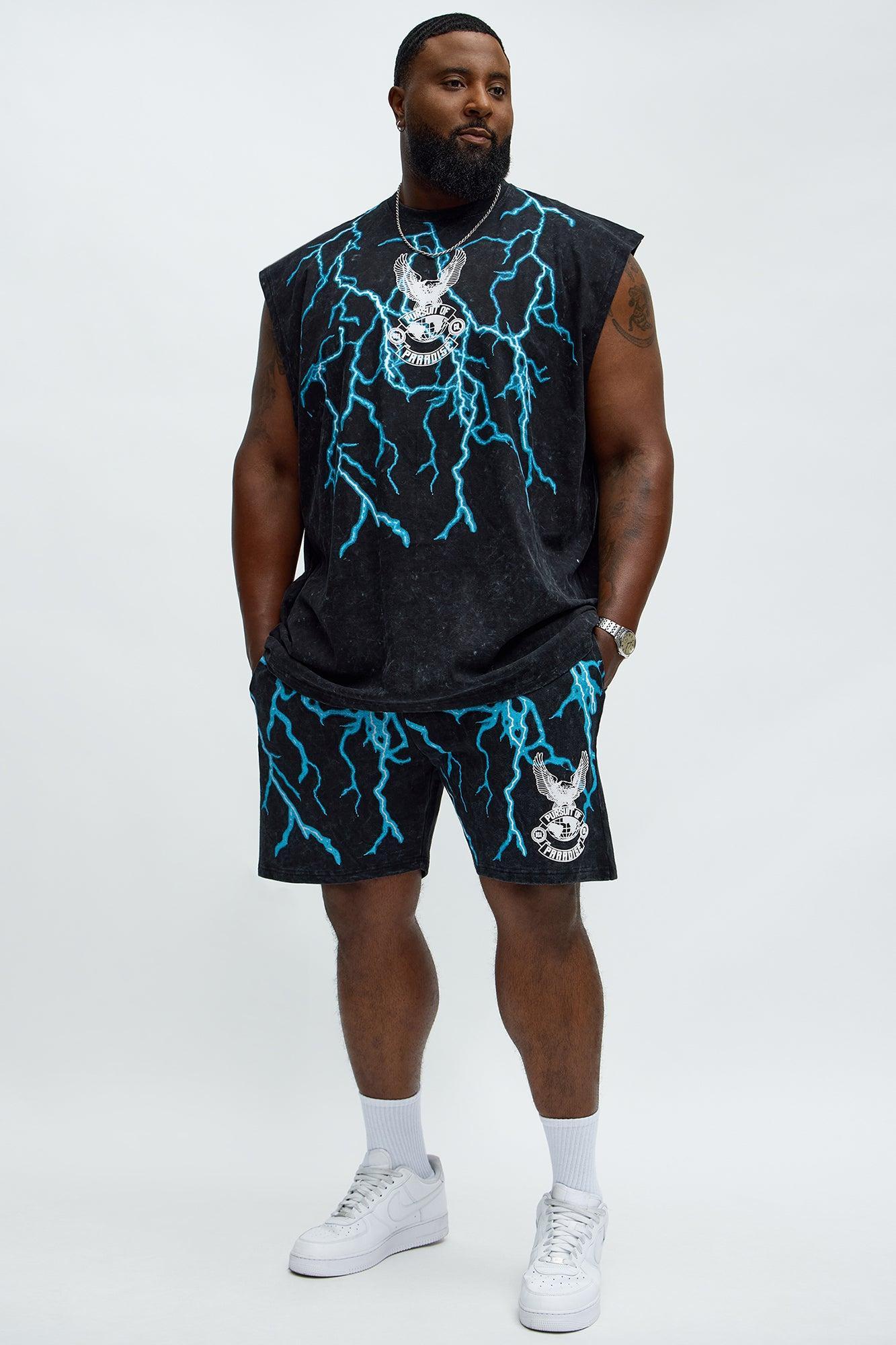 Thunder Bird Sweatshorts - Black Product Image