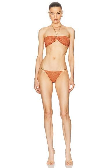 Lumiere O Chain Bandeau Bikini Set Product Image
