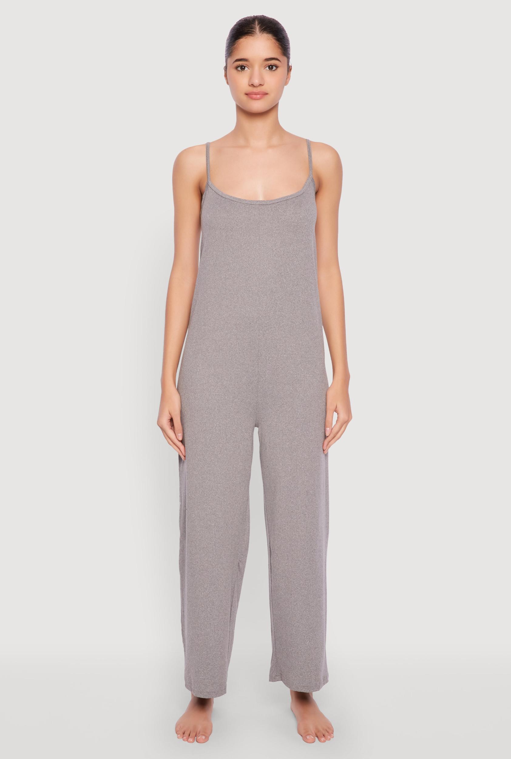 Womens Soft Knit Cami Pajama Onesie Product Image