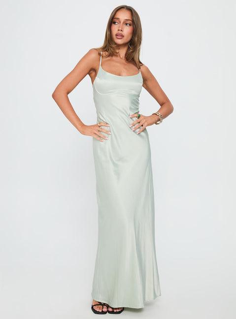 Ravia Maxi Dress Sage Product Image