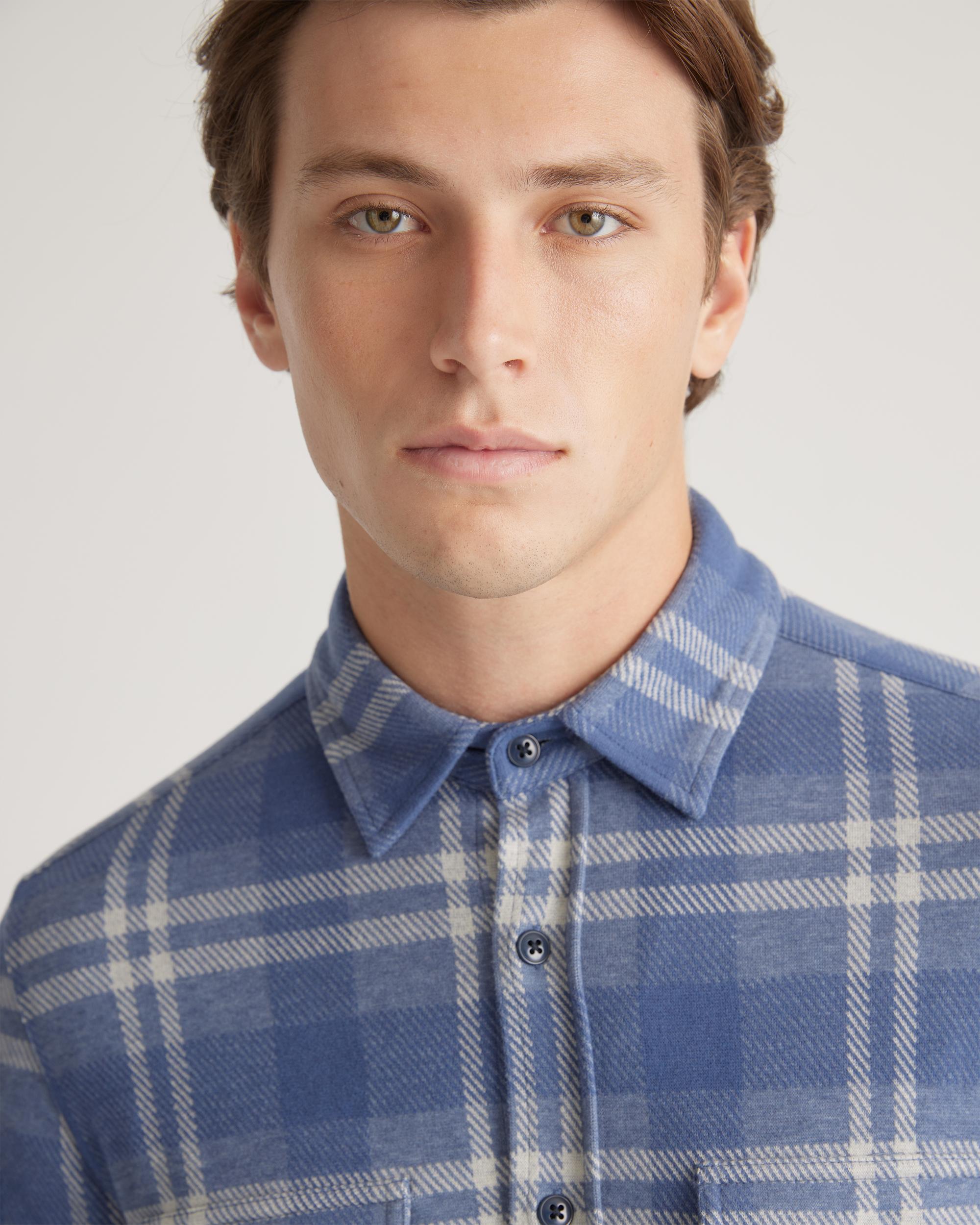 Quince | Men's Stretch Sweater Fleece Shirt Size XL, Recycled Polyester Product Image