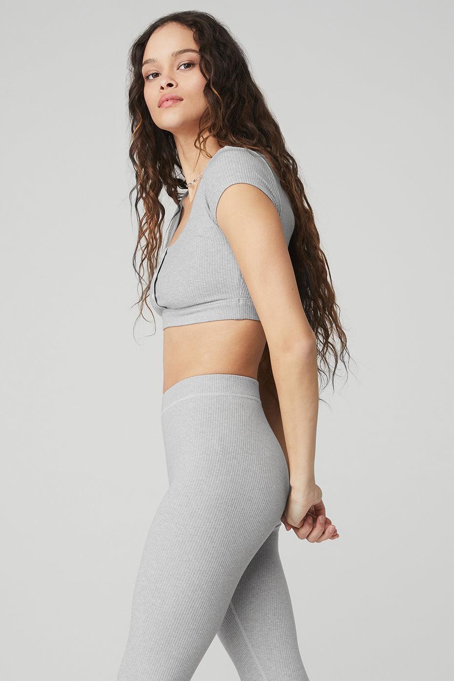 Alo Yoga | Blissful Henley Bra Top Product Image