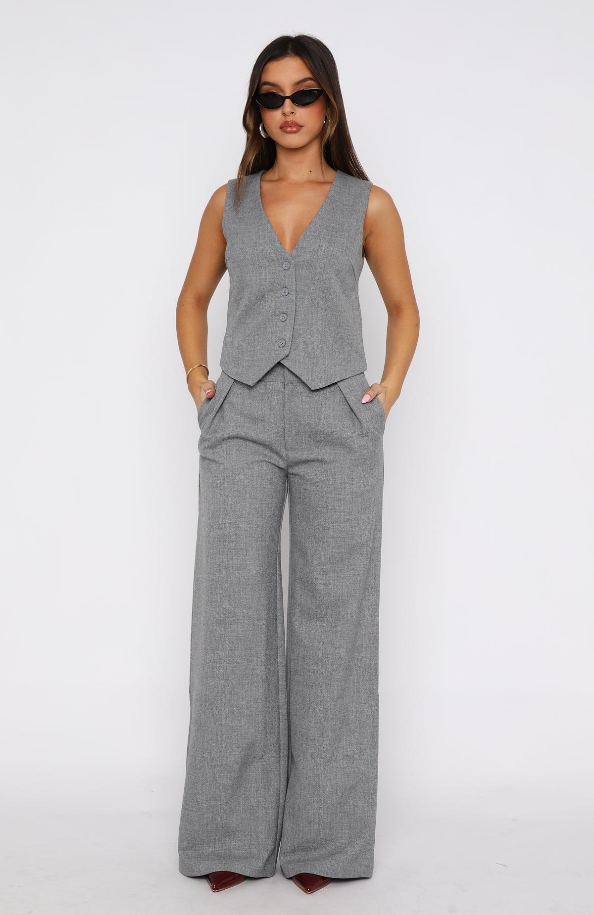 Socialite Pants Grey Product Image
