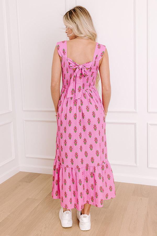 Vacay Mindset Floral Midi Dress Product Image